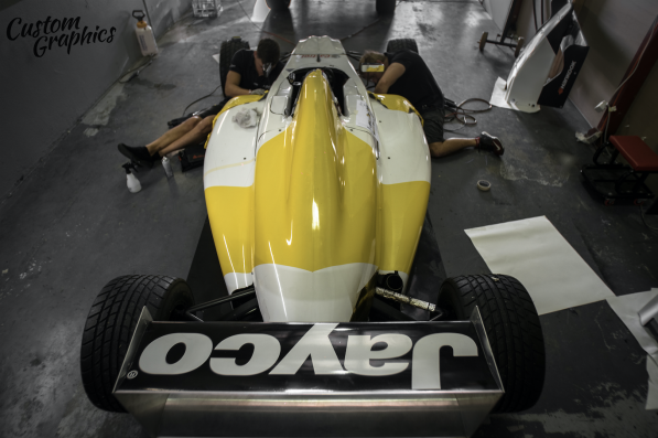 AGI Formula Car Wrap