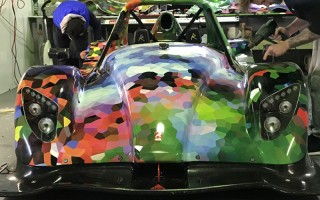 racing vehicle signage