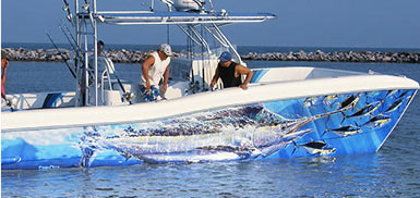 boat graphics sydney