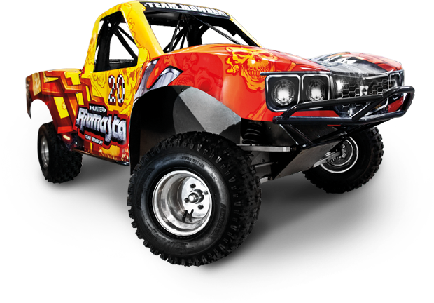 racing vehicle signage