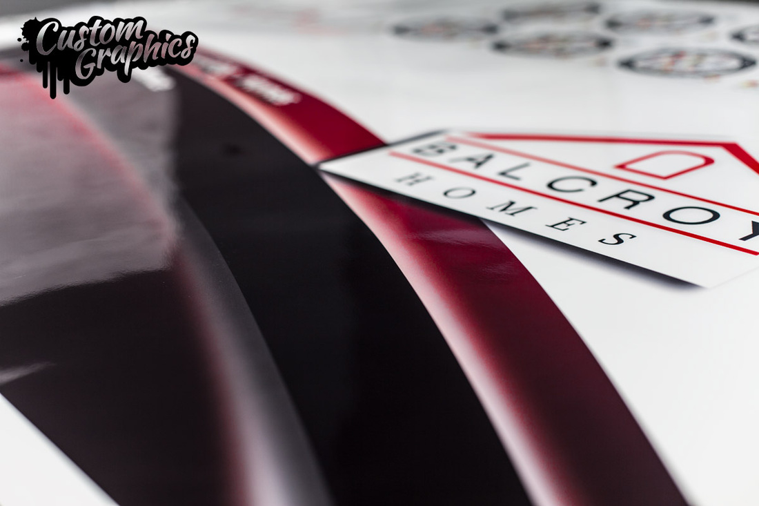 Car stickers, ute tray stickers